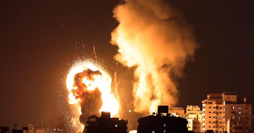Israel/Palestine Conflict: Airstrikes blitz by Israeli Military on Gaza in response to ‘’Incendiary Balloons’’ violating the ceasefire