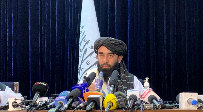 Taliban after capture organize first official press conference
