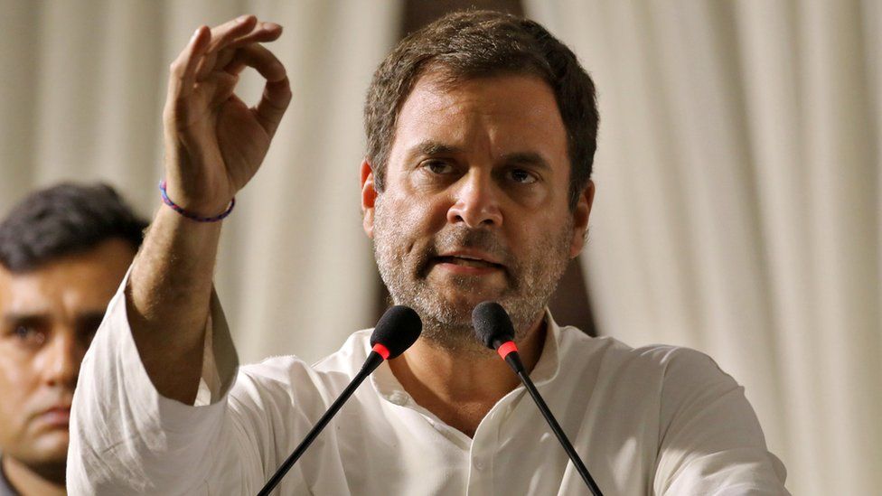 Congress party leader Rahul Gandhi