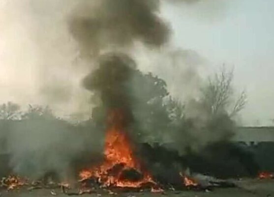 PAF MFI-17 Super Mushak Crashed Near Peshawar