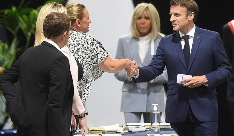 Emmanuel Macron lost majority votes in a split French vote
