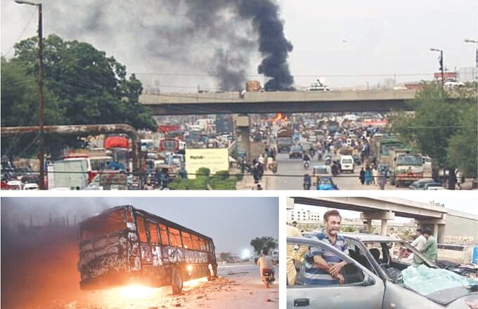 Protest and Riots in Karachi’s Sohrab Goth