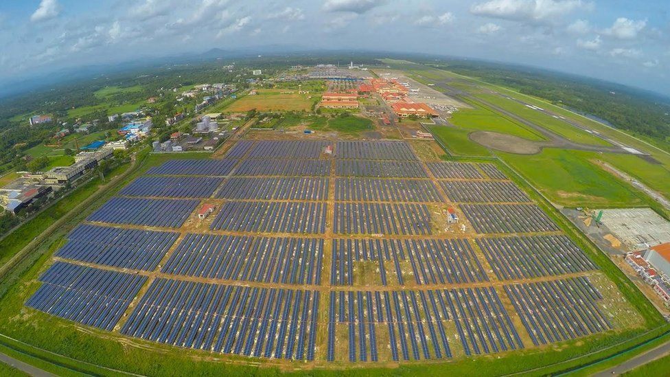 Cochin International Airport is the world&aposs first Solar Powered Airport