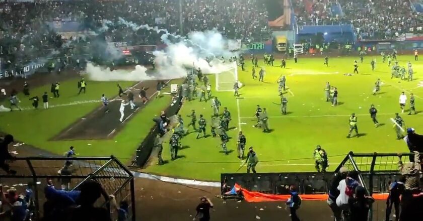127 dead after violence at football match in Indonesia
