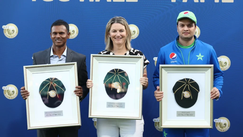 Shivnarine Chanderpaul, Charlotte Edwards, and Abdul Qadir inducted in ICC Hall of Fame