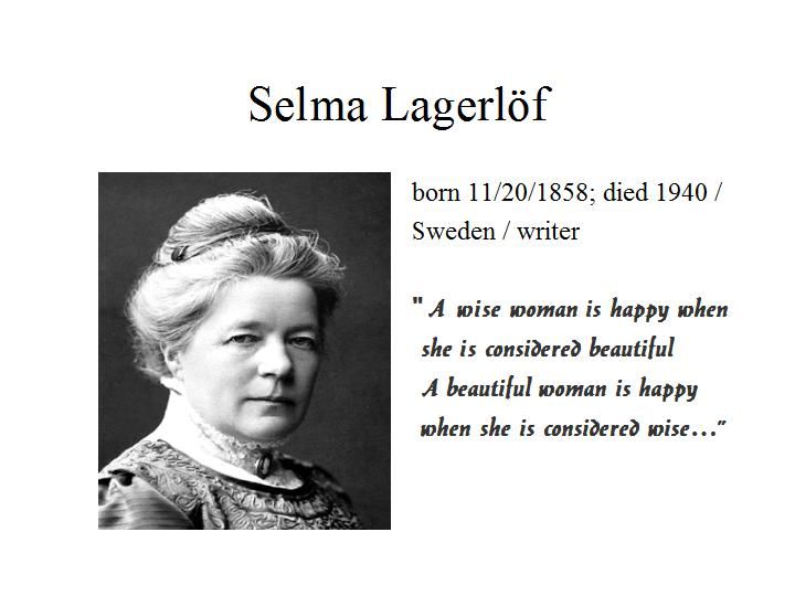 Selma Lagerlöf: The first woman to receive the Nobel Prize in literature