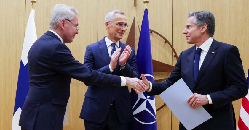 Finland joined Nato military alliance on April 4, 2023