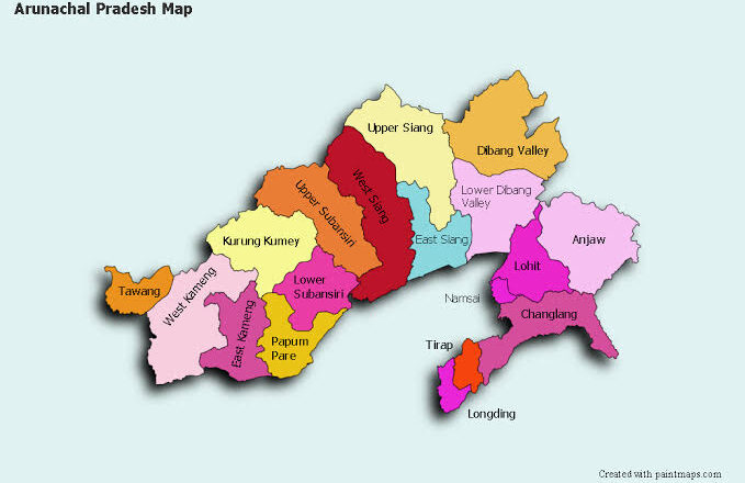 China renamed 11 cities in Arunachal Pradesh