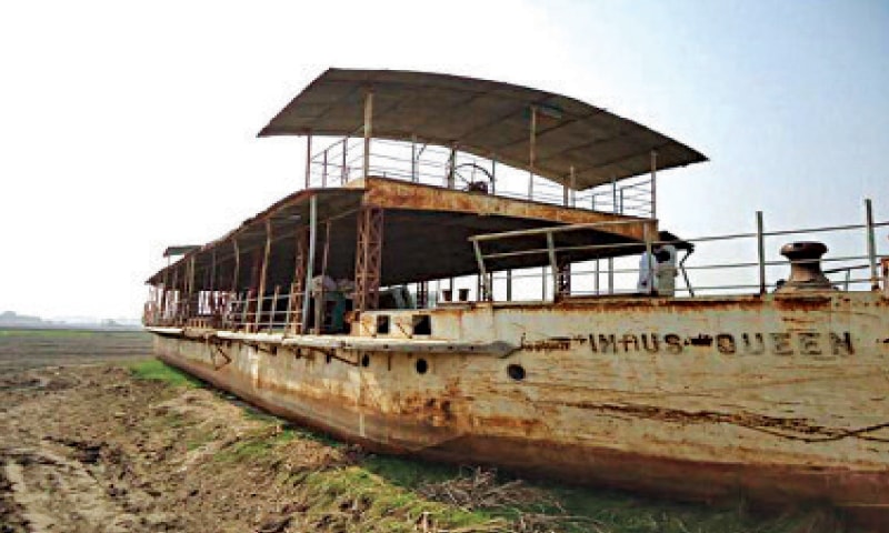 Indus Queen is over a century-old historic ship.