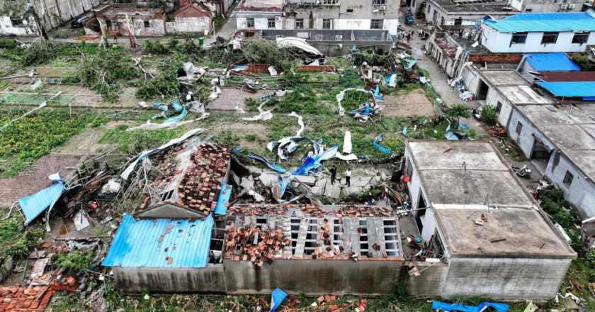 Devastating tornado strikes eastern China, killing at least 10 people