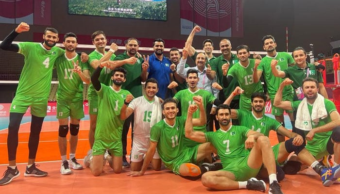 Pakistan beat South Korea in Asian games Volleyball Match