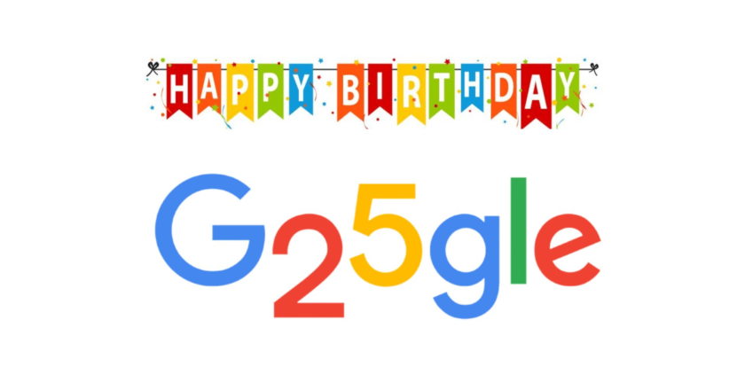 Google Is Celebrating Its 25th Birthday Today