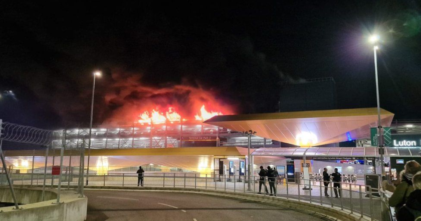 Luton Airport Fire Causes Flight Disruption for 40,000 Passengers