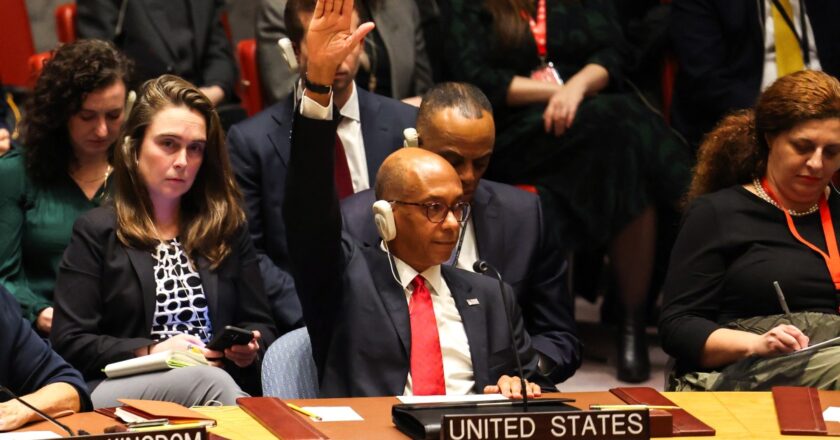 U.S. Used Its Veto Power For UN Ceasefire Resolution for Gaza