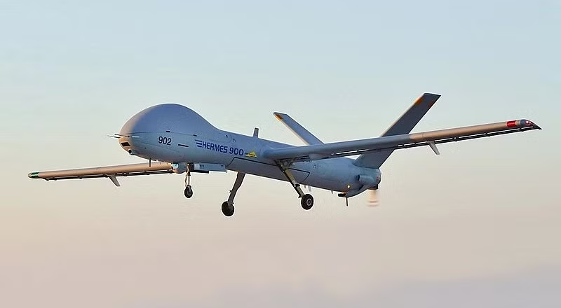 India Delivers Hermes 900 Drones to Israel To Bombard Gaza