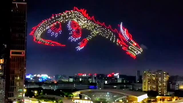 Mesmerizing 1,500 Drones Spectacle Lights Up Shenzhen Sky