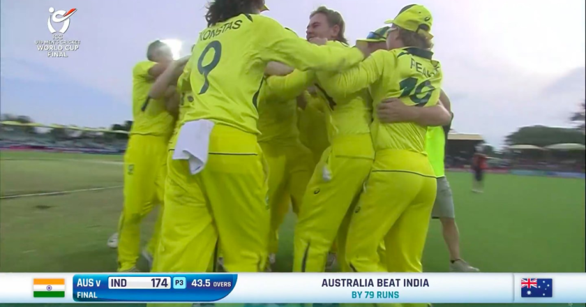Australia Won 4th Time ICC Under 19 World Cup
