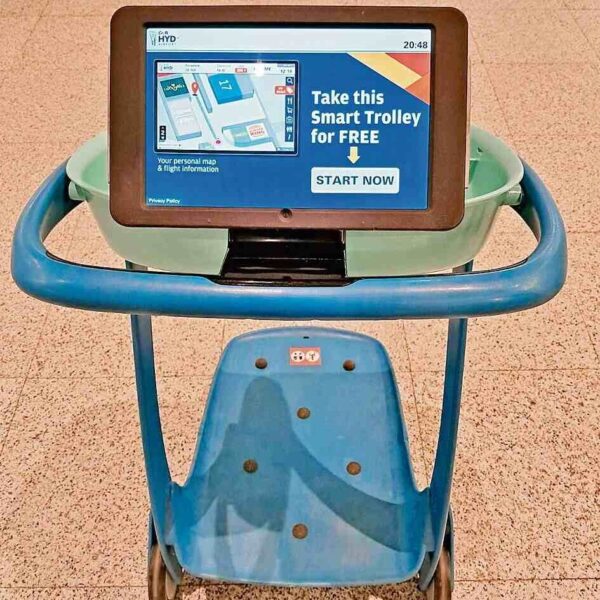 Hyderabad Airport Leads the Way with Smart Baggage Trolleys