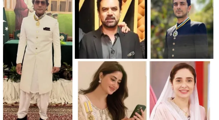 Celebrities Awarded with Tamgha-e-Imtiaz on Pakistan Day