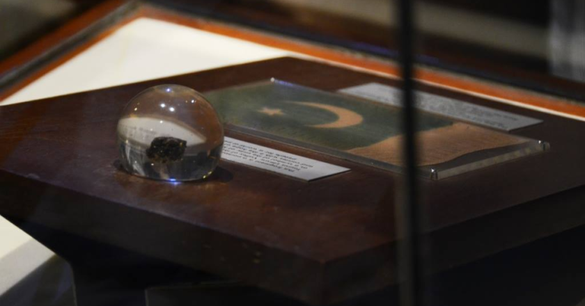 Moon Rock from Apollo 17 Mission in Pakistan Museum