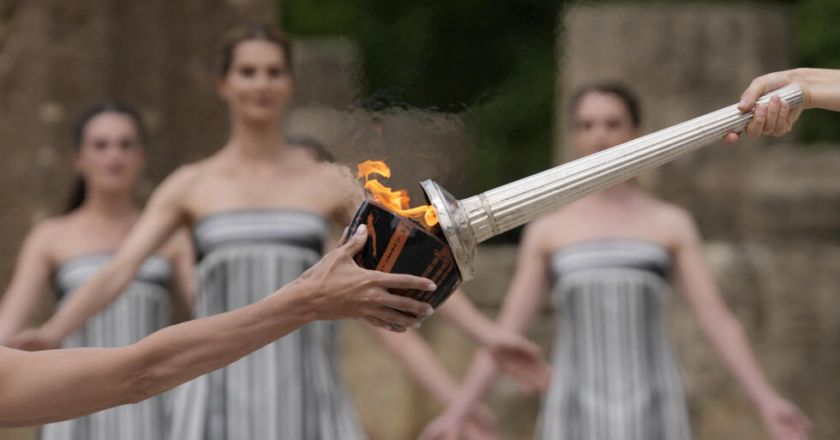 The Olympic Paris 2024 Torch Journey Begins In Greece